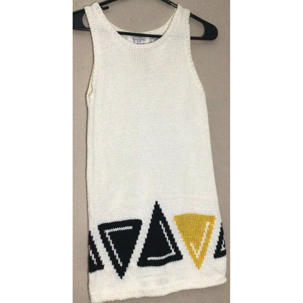 Vintage Jimmy Garcia Hand Loomed Sweater Top S
